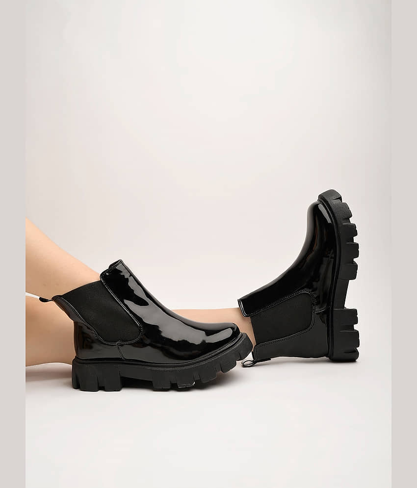 Shoetopia - Black Girl's Boots ( 1 Pair ) - Casual Shoes | Buy online on ZillyBuy