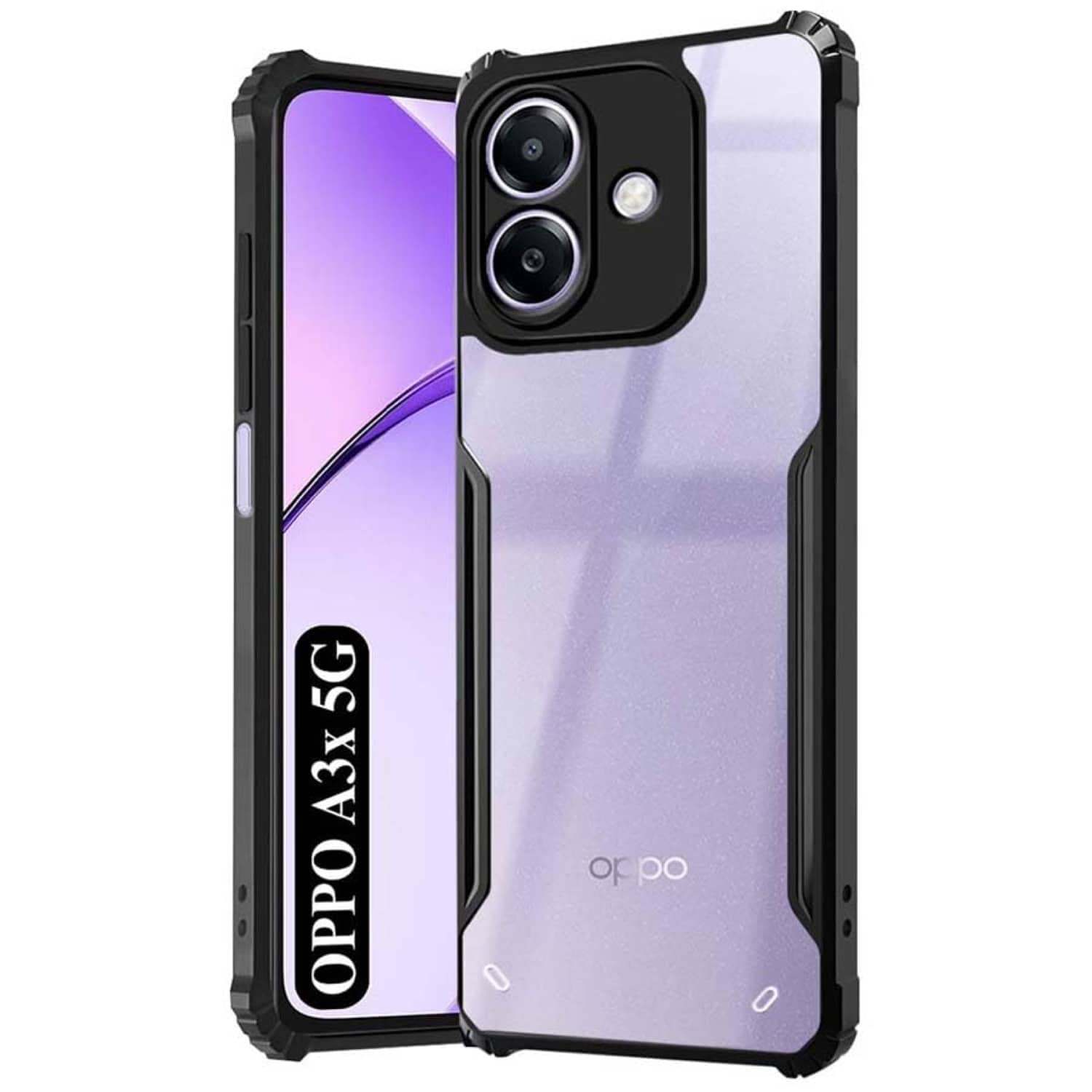 ZAMN Bumper Cases Compatible For Polycarbonate OPPO A3X 5G ( )