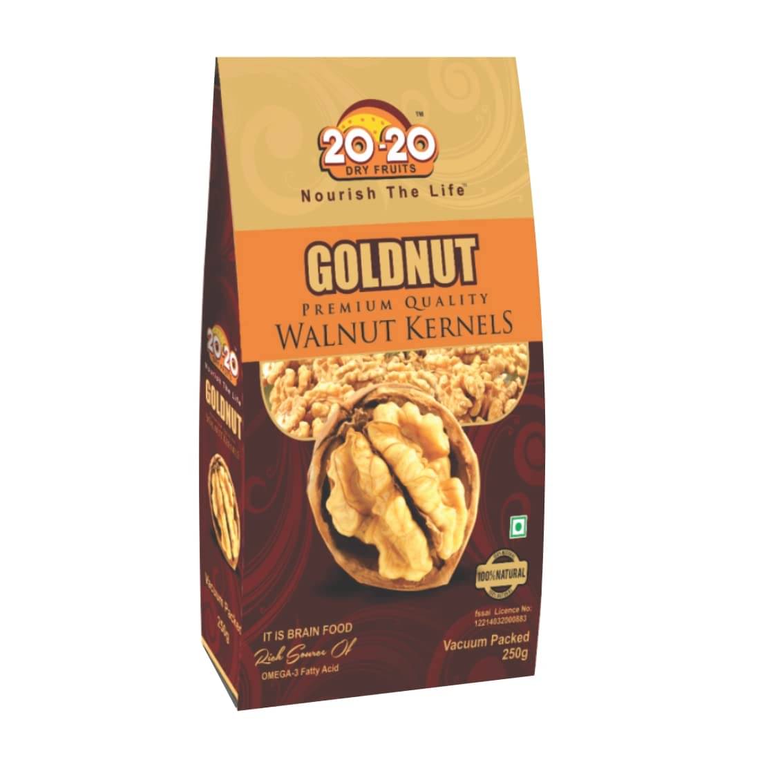 20-20 Dry Fruits Walnuts (Akhrot) 250     			20-20 Dry Fruits Walnuts (Akhrot) 250