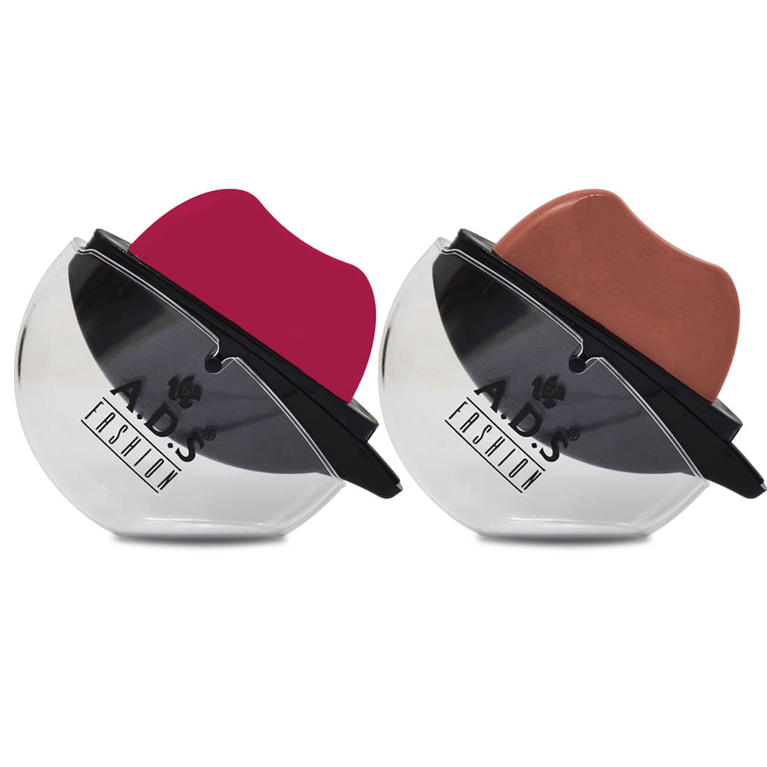     			ADS Multi Matte Lipstick Apple Design Creamy & Moisturizing, 2pc