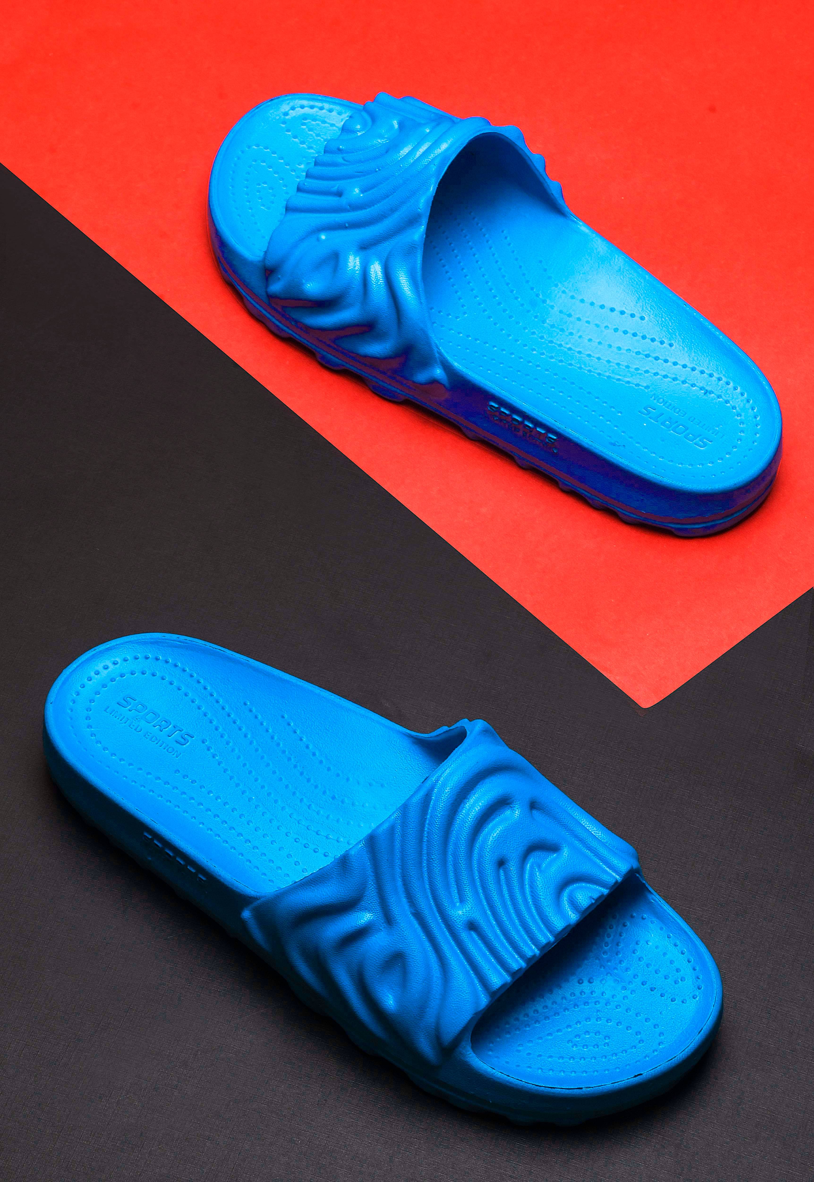     			Bersache - Blue Men's Sandals