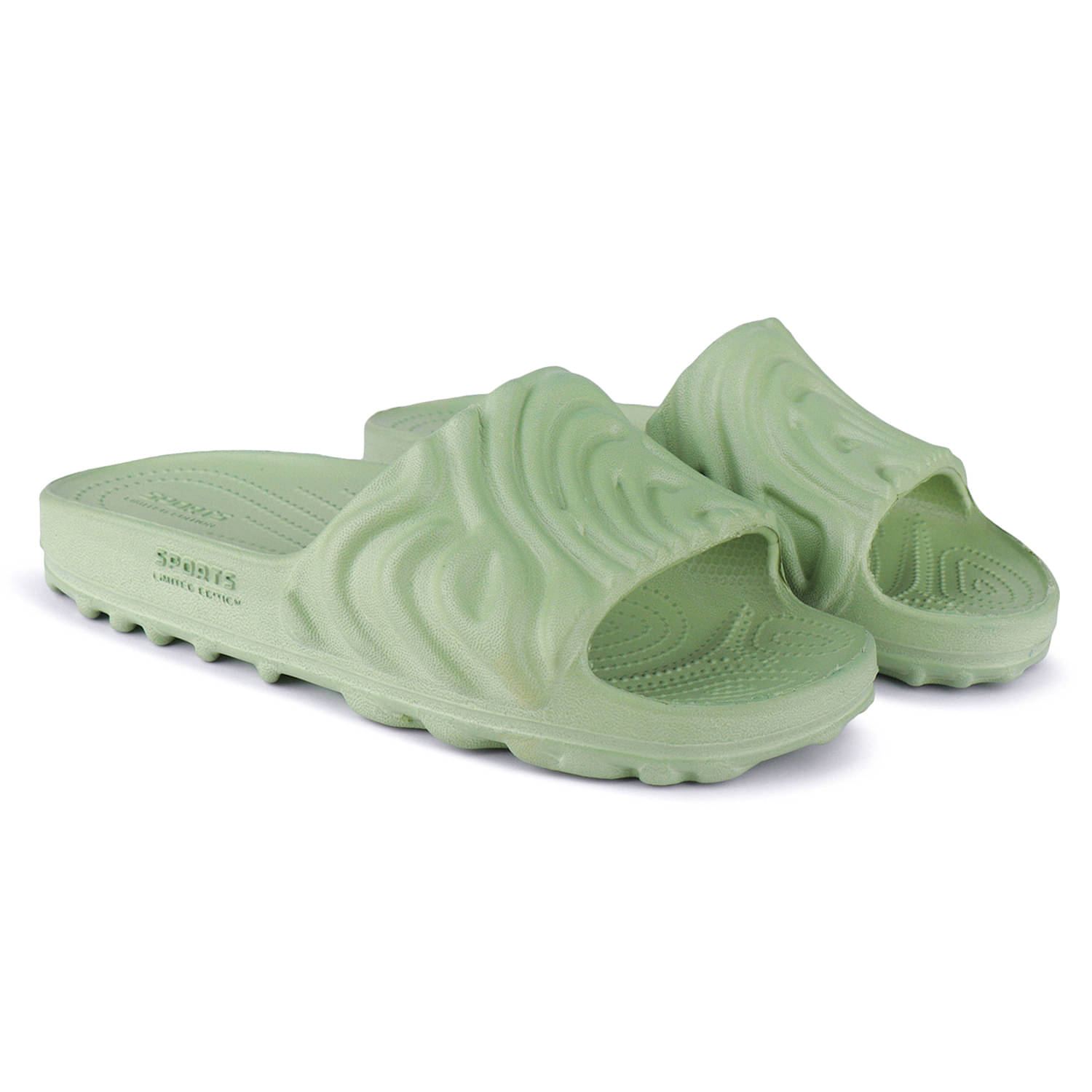     			Bersache Green Men's Slide Flip Flop