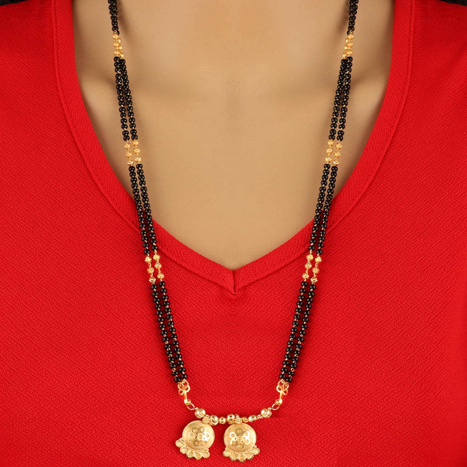     			Bhagya Lakshmi Golden Mangalsutra ( Pack of 1 )