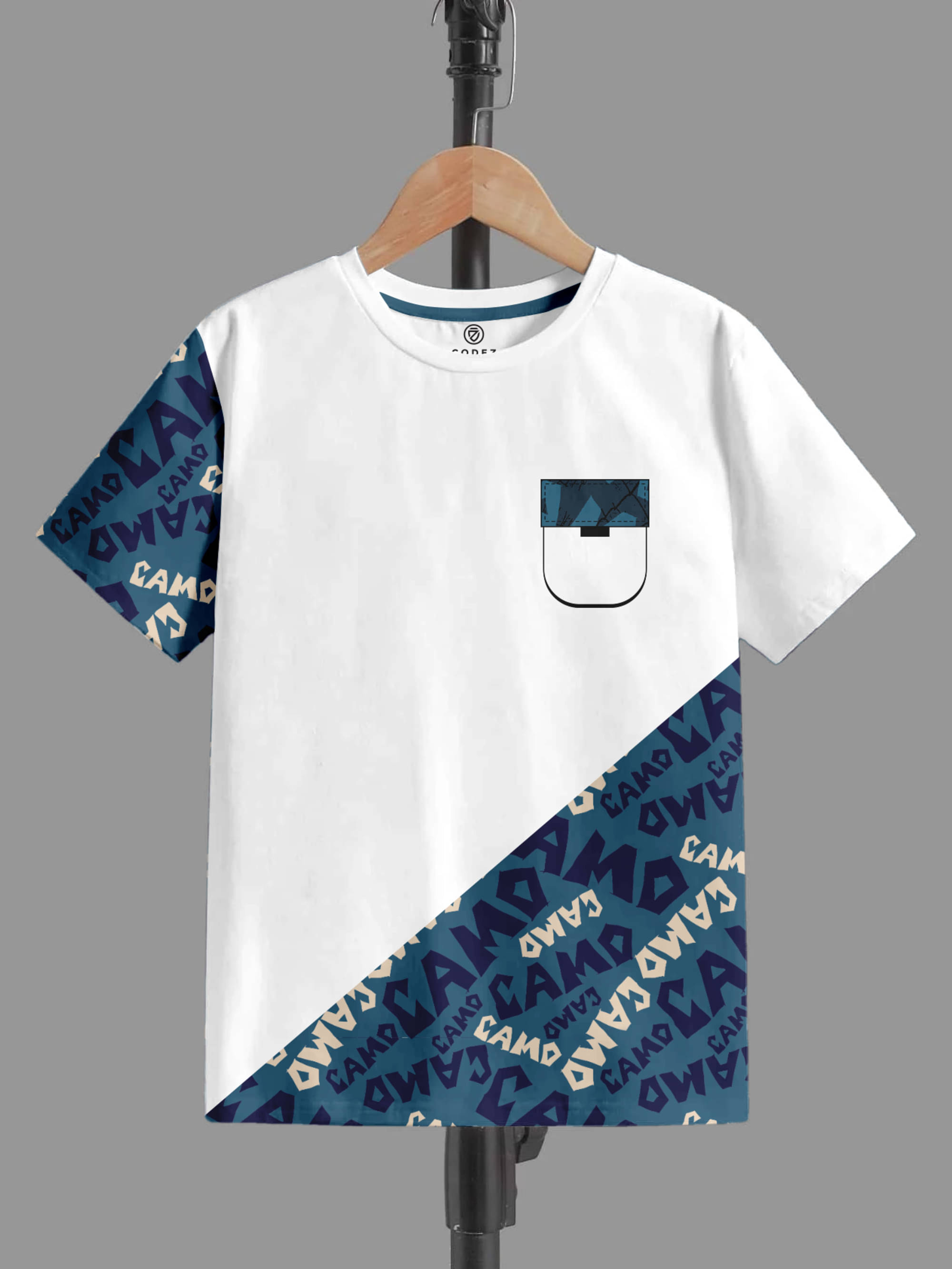     			CODEZ Pack of 1 Boys Cotton Polo T-Shirt ( White )