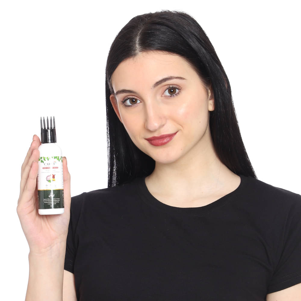     			Caret Organic Frizz Control Onion Oil 100 ml ( Pack of 1 )