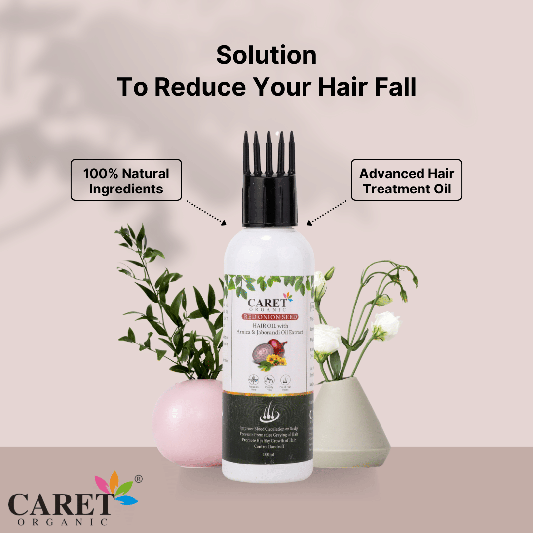    			Caret Organic Scalp Treatment Onion Oil 100 ml ( Pack of 1 )