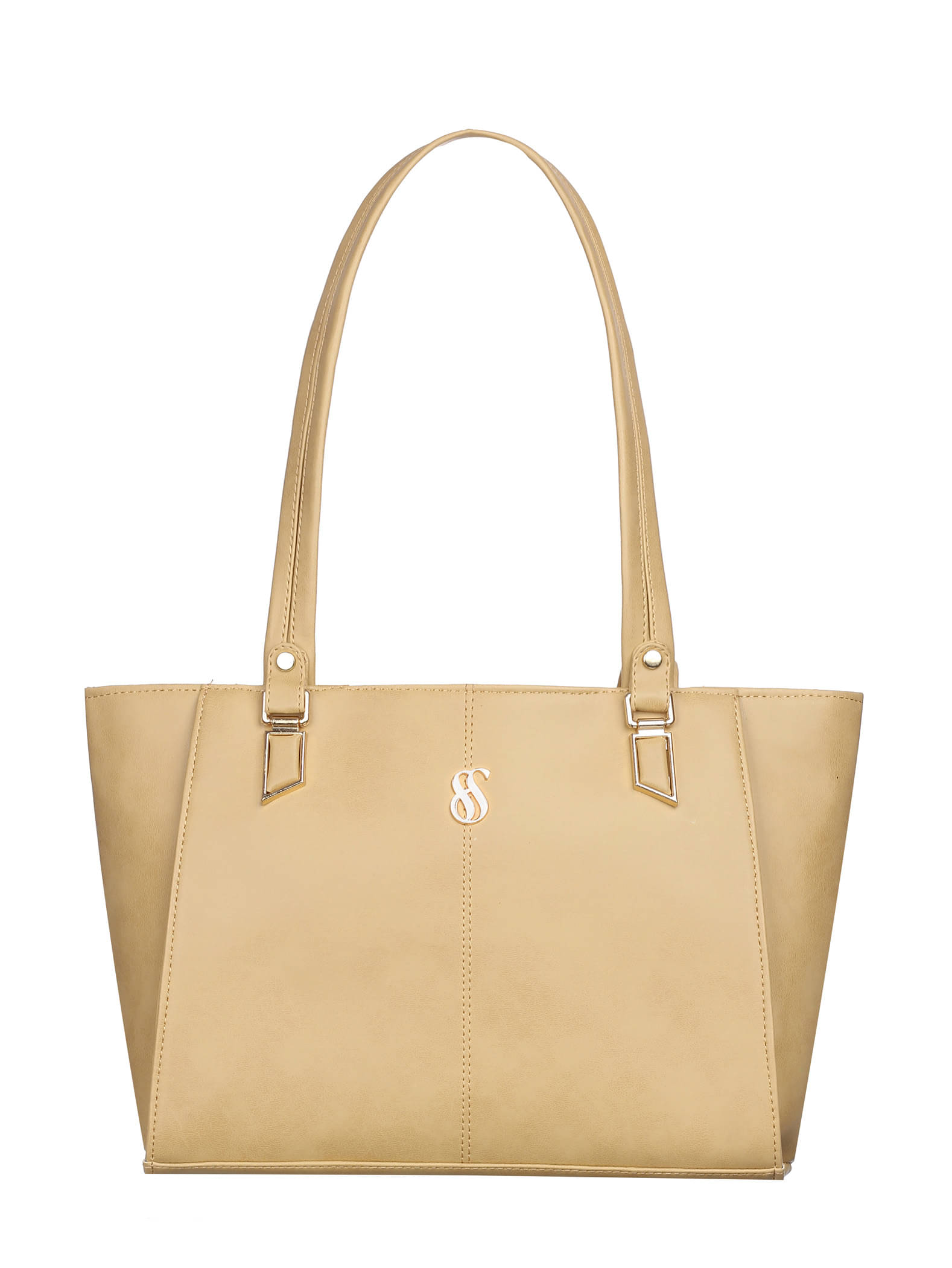     			Fostelo Beige Faux Leather Shoulder Bag