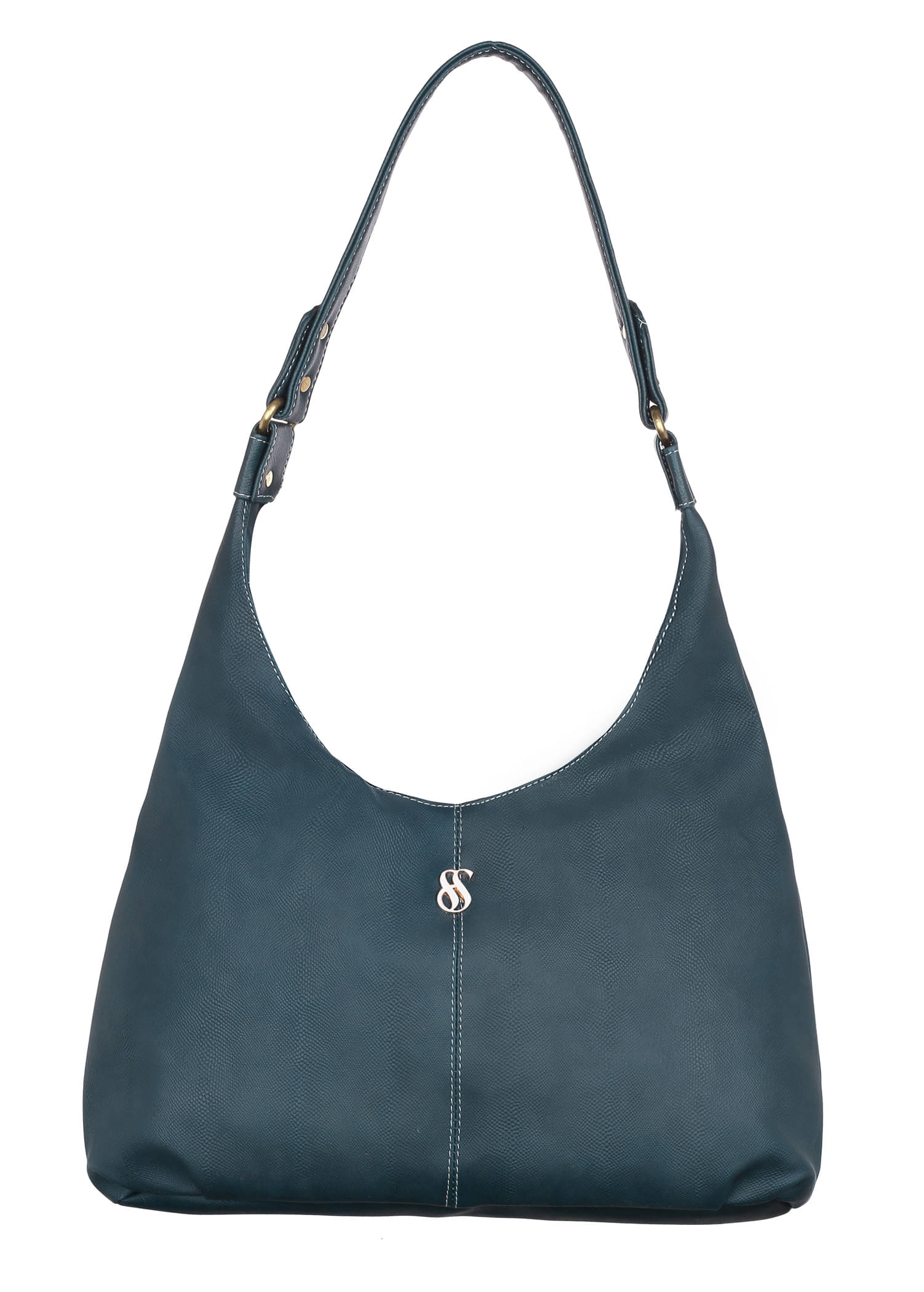     			Fostelo Blue Faux Leather Shoulder Bag