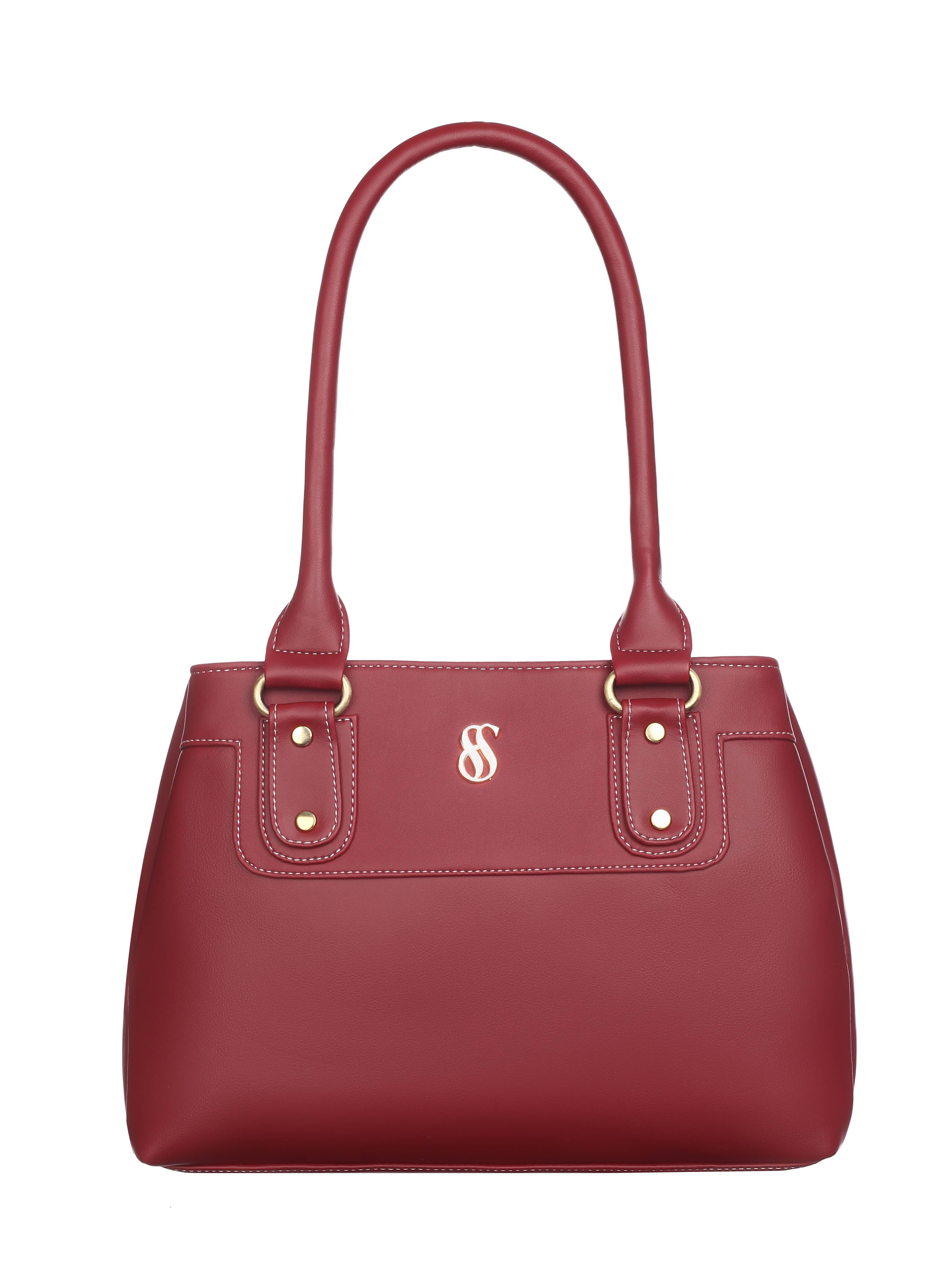Fostelo Maroon Faux Leather Shoulder Bag - Handbags | Buy online on ZillyBuy