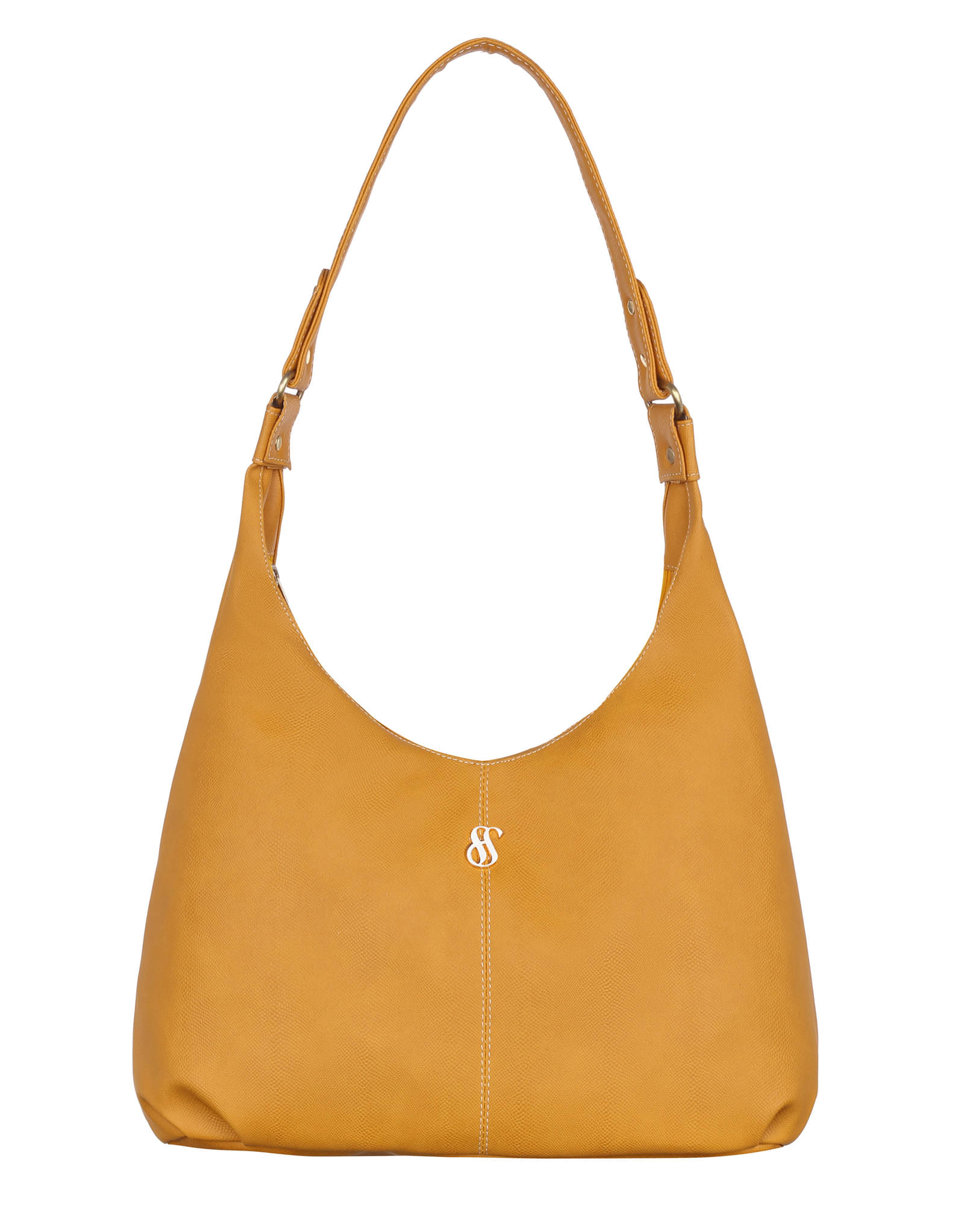     			Fostelo Yellow Faux Leather Shoulder Bag