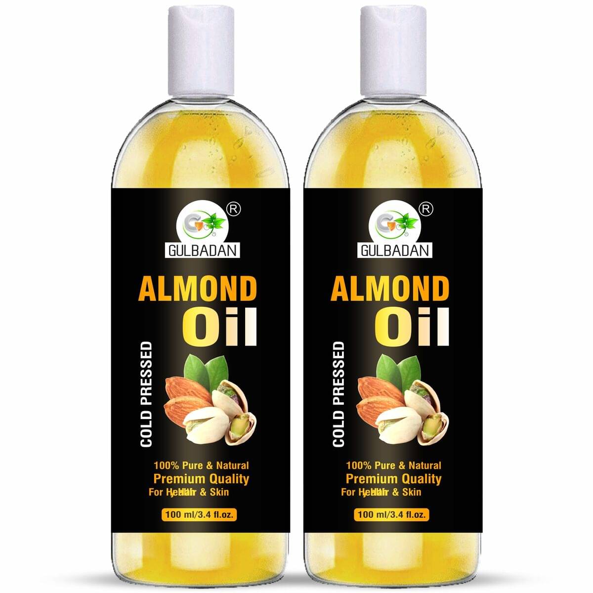     			GULBADAN Hair Growth Almond Oil 200 ml ( Pack of 2 )