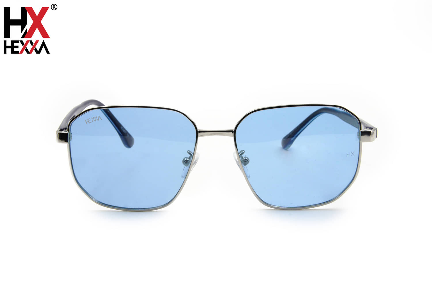 Hexxa Dark Grey Oversized Sunglasses ( Pack of 1 ) - Sunglasses | Buy online on ZillyBuy