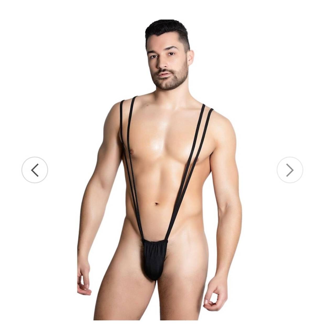Intimate Pack of 1 Cotton Blend G-String For Men's ( Black ) Intimate Pack of 1 Cotton Blend G-String For Men's ( Black )
