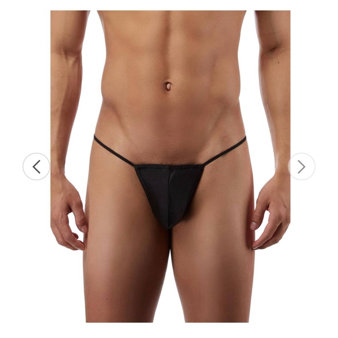 Intimate Pack of 1 Cotton Blend G-String For Men's ( Black ) Intimate Pack of 1 Cotton Blend G-String For Men's ( Black )