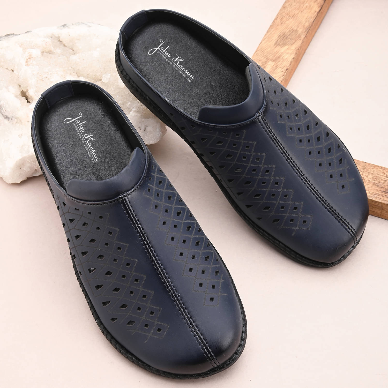     			John Karsun - Blue Men's Sandals