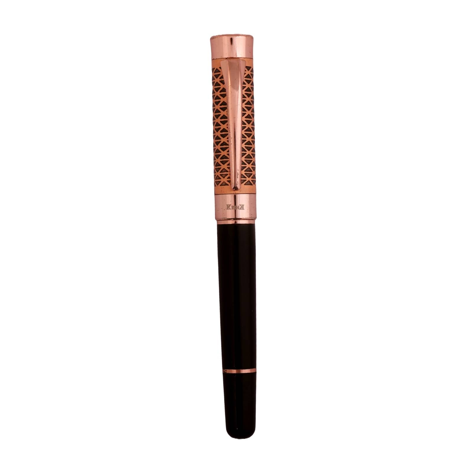     			Krink Trendy Metallic Body Roller Ball Pen, Fitted with Germany Made Refill Metal pen