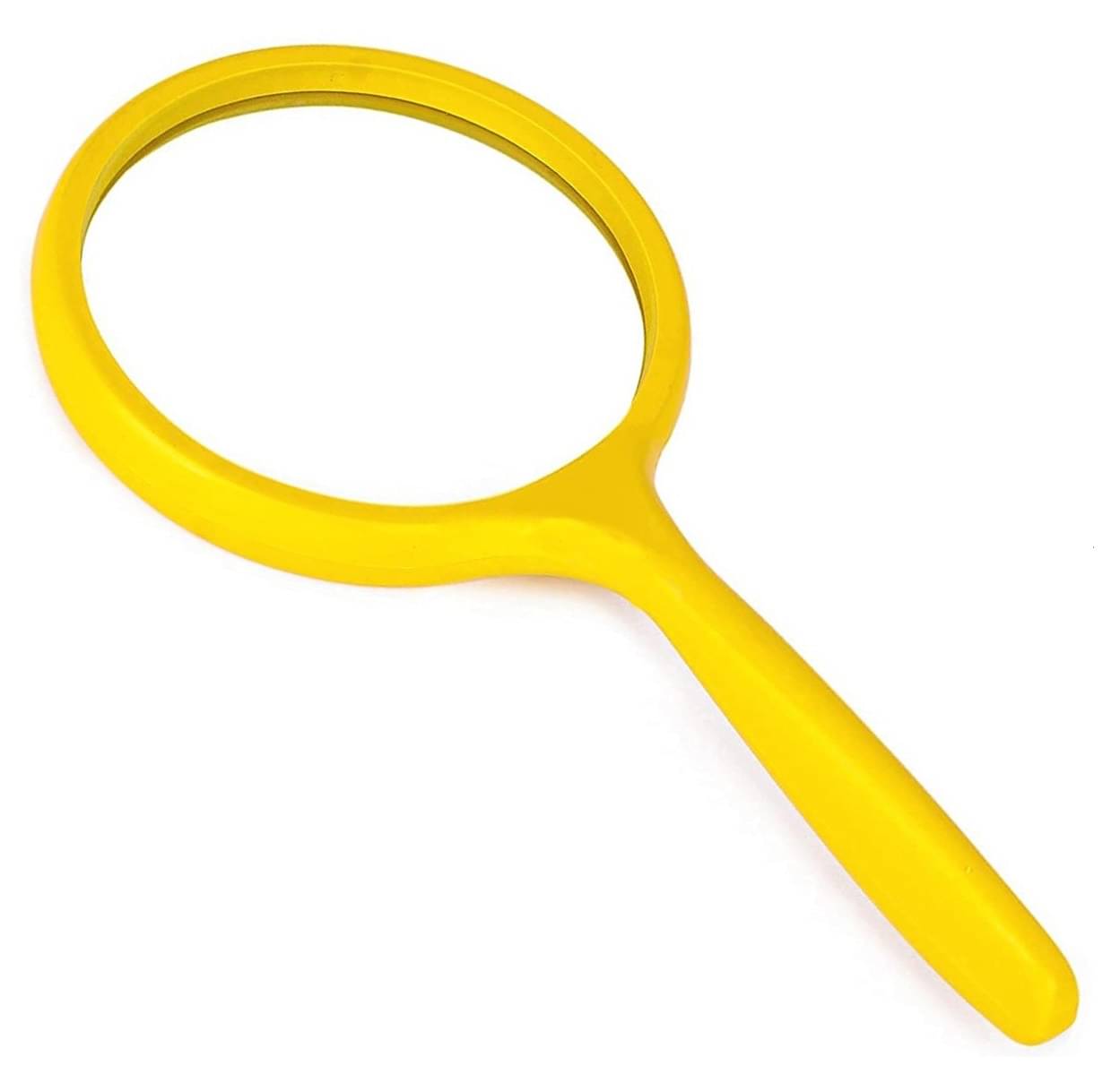     			SAVY 75 mm YELLOW Magnifying Glass for Kids, Students, Artists, Reading and Viewing Small Objects, Maps etc. High Power Handheld 15x Magnifier Glass Lens