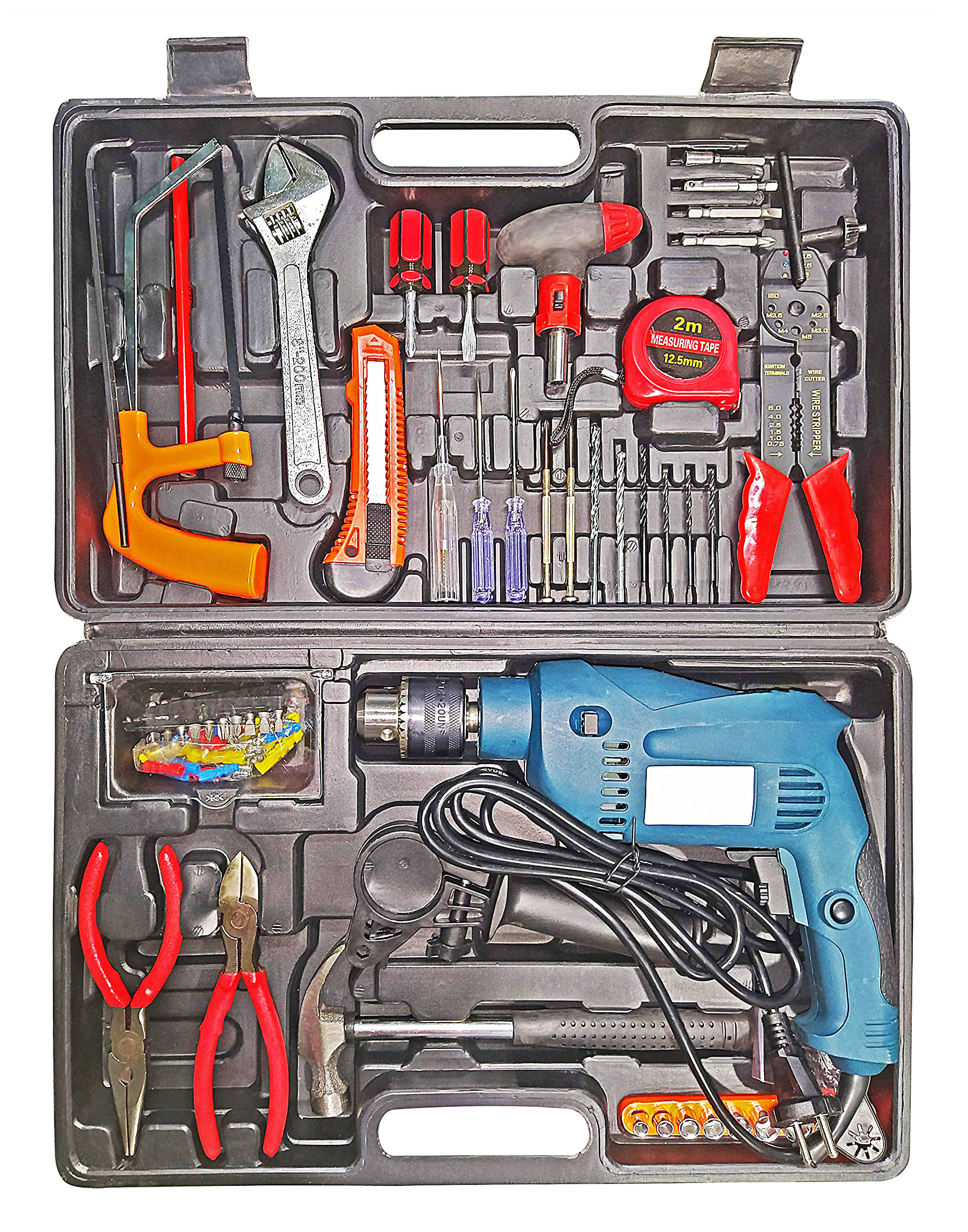     			Shopper52 - DRLTOOLSET-nw7 750W 13mm Cordless Drill Machine with Bits