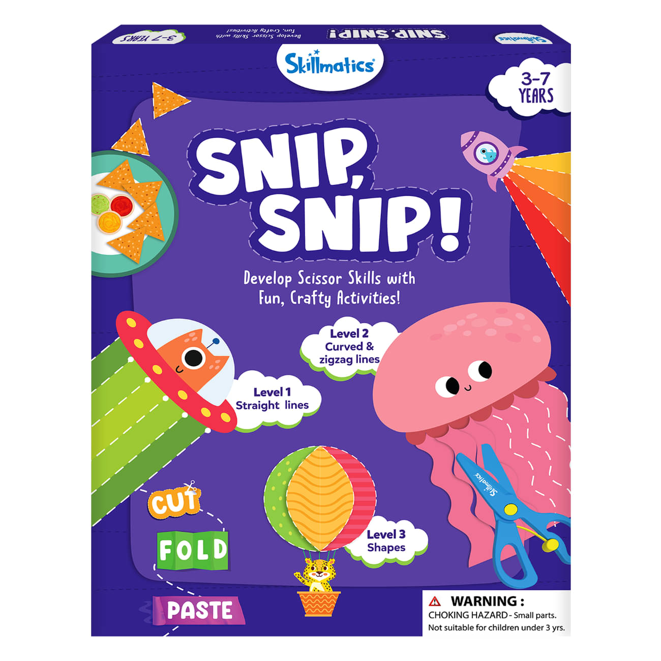 Skillmatics Art & Craft Activity Kit - Snip, Snip, Practice Scissor Skills, Craft Kits & Supplies, 25 DIY Activities, Gifts for Toddlers, Girls & Boys Ages 3, 4, 5, 6, 7, Travel Toys, Skillmatics Art & Craft Activity Kit - Snip, Snip, Practice Scissor Skills, Craft Kits & Supplies, 25 DIY Activities, Gifts for Toddlers, Girls & Boys Ages 3, 4, 5, 6, 7, Travel Toys,
