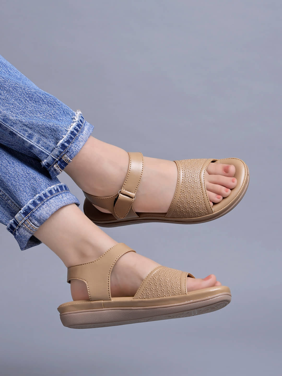 Stylestry Beige Women's Flats