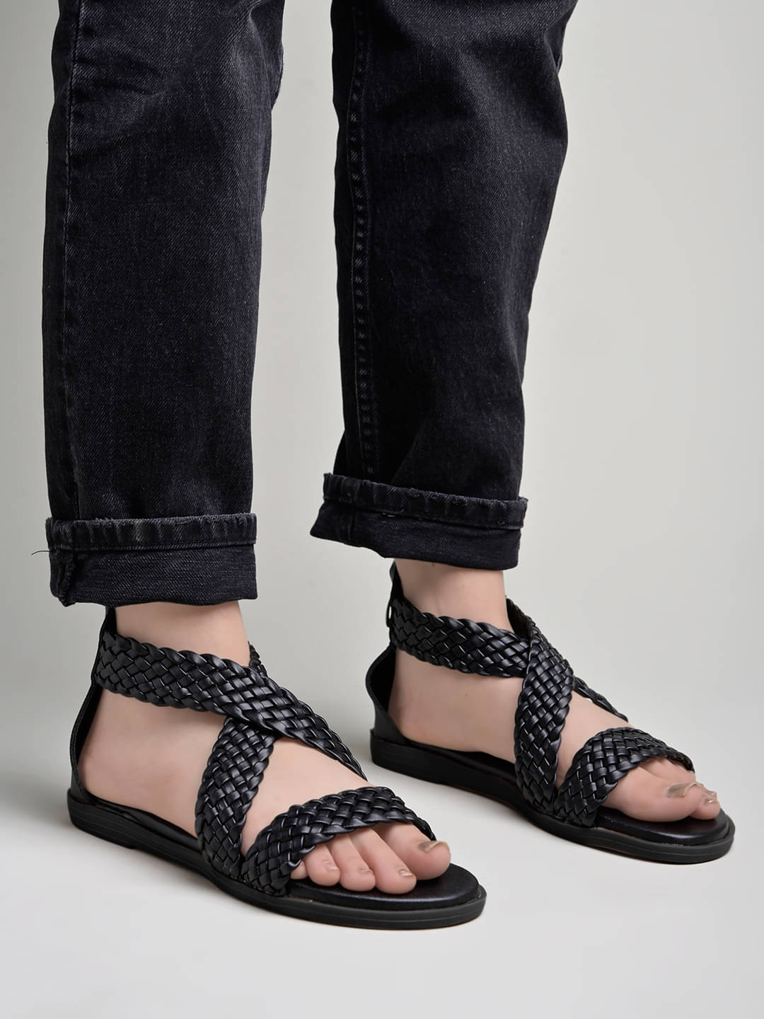     			Stylestry Black Women's Flats