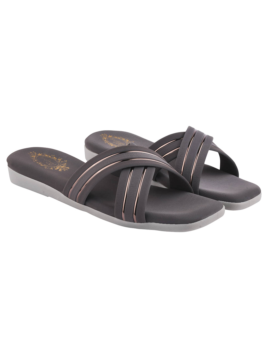     			Stylestry Gray Women's Flats