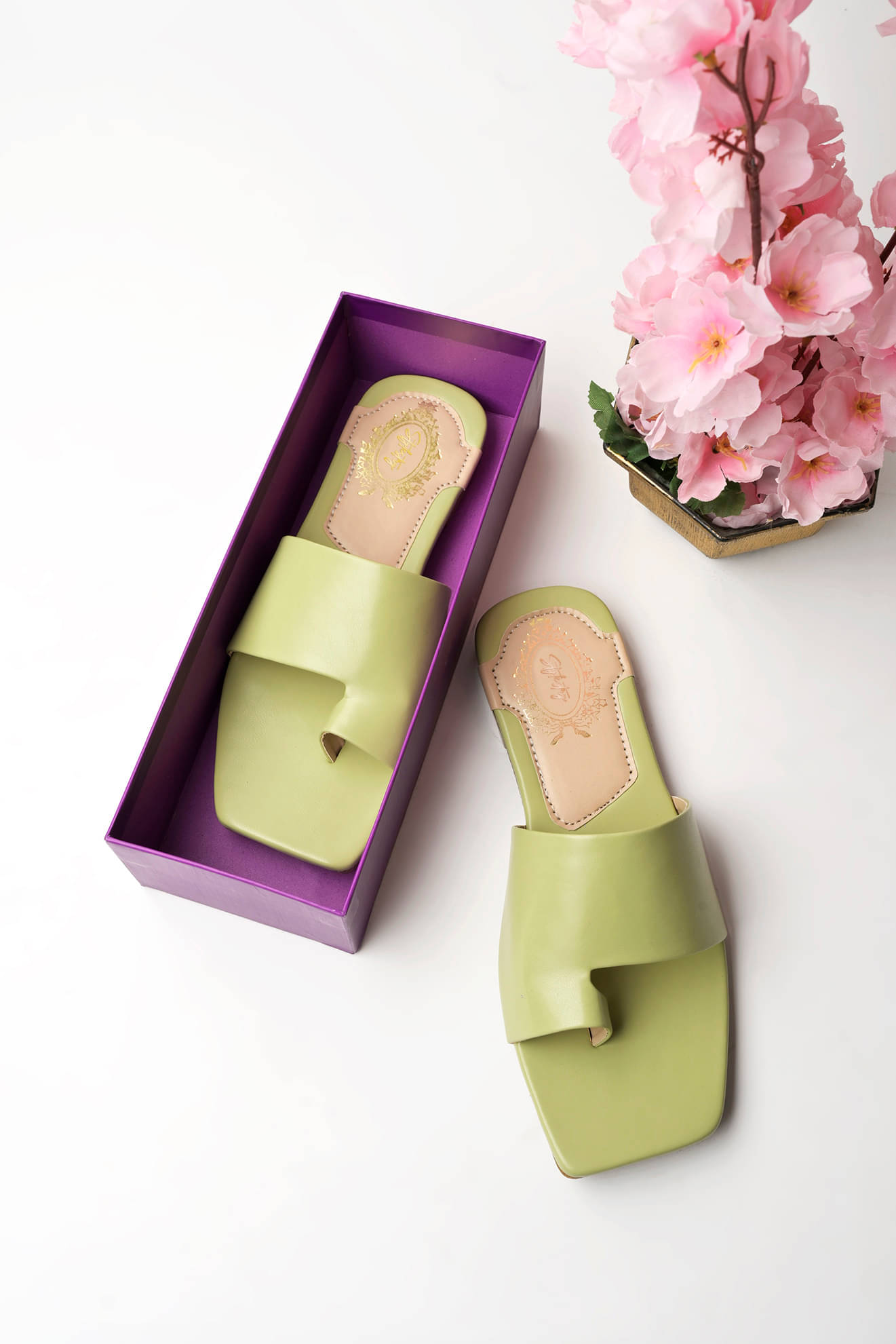 Stylestry Green Women's Flats Stylestry Green Women's Flats