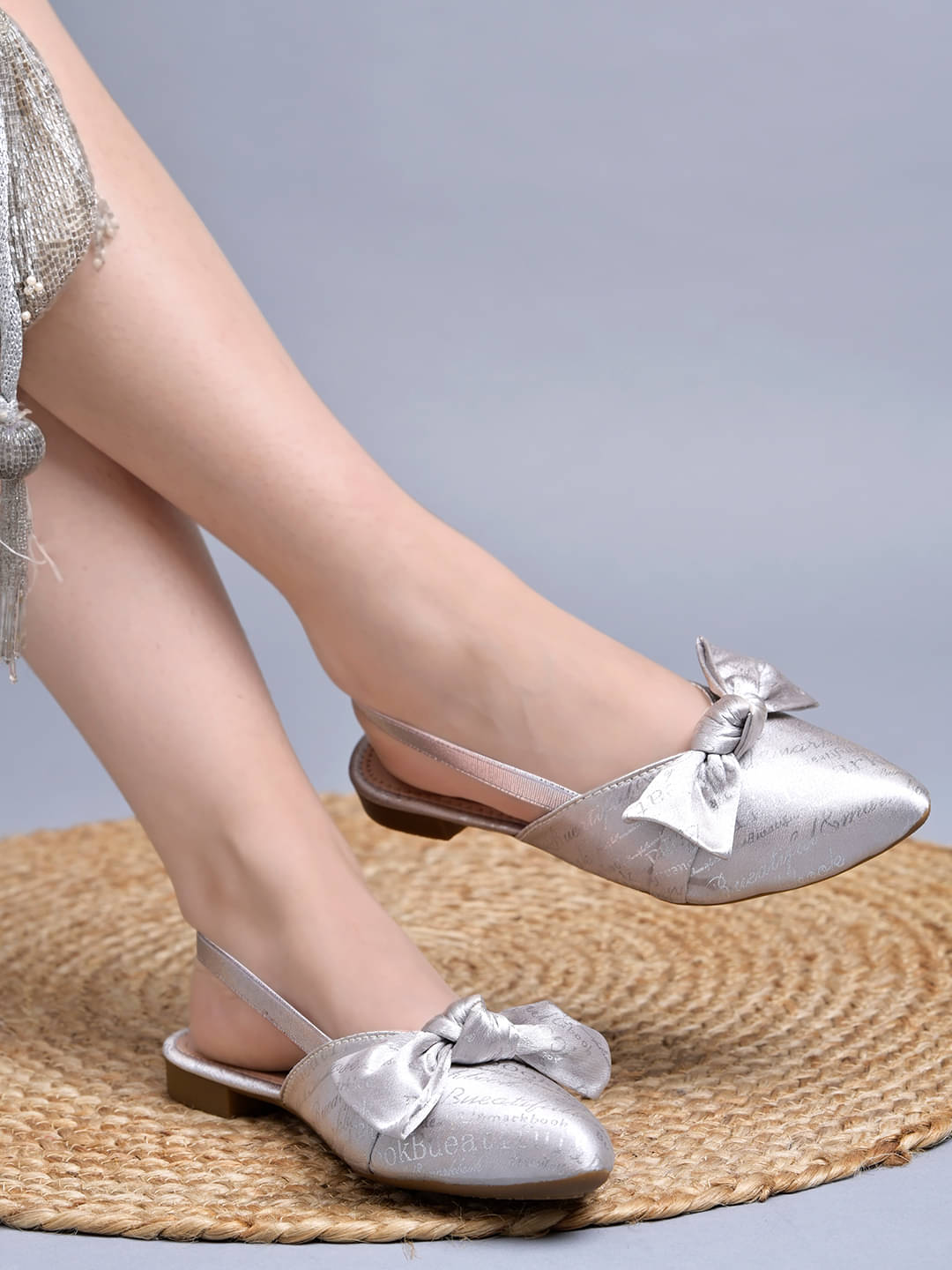Stylestry Silver Women's Flats Stylestry Silver Women's Flats