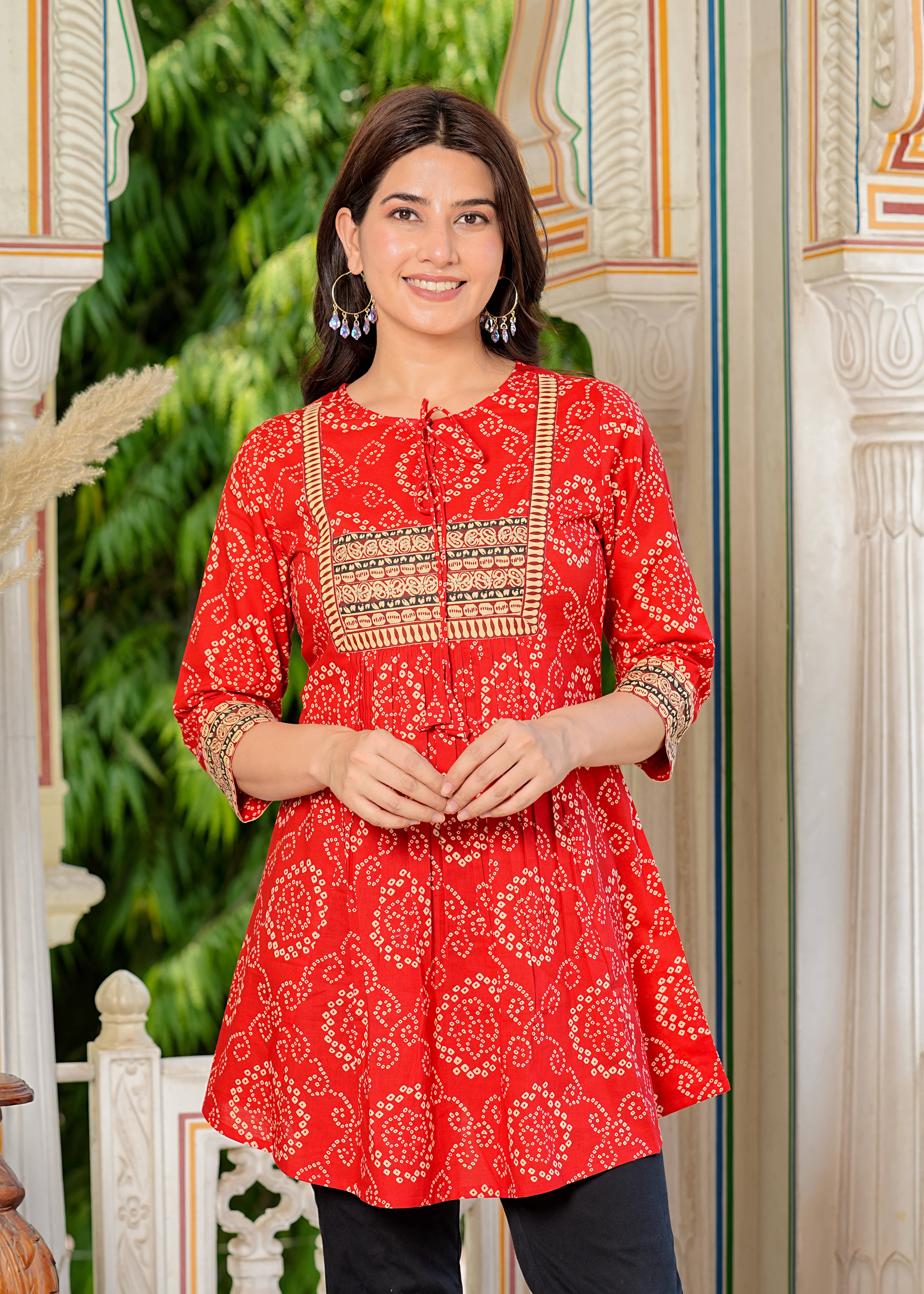 Cotton Short Kurti For Women (Pack of 1) - Kurtis, Tunics | Buy online on ZillyBuy