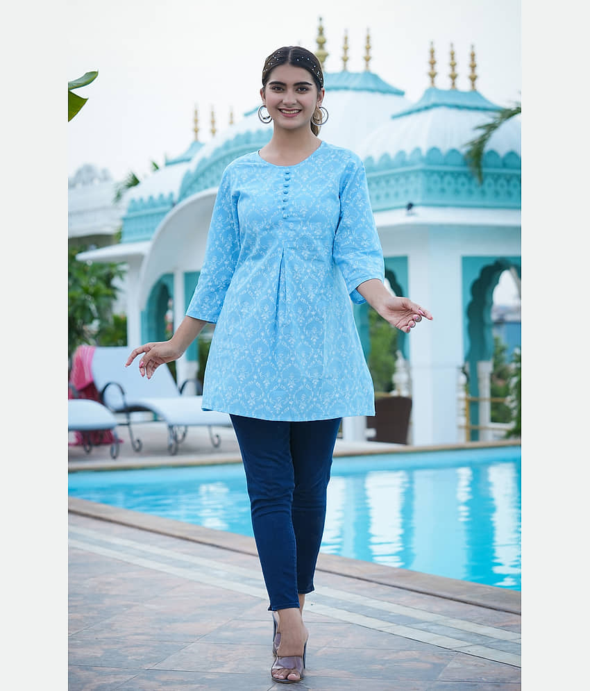 Cotton Short Kurti For Women (Pack of 1) - Kurtis, Tunics | Buy online on ZillyBuy