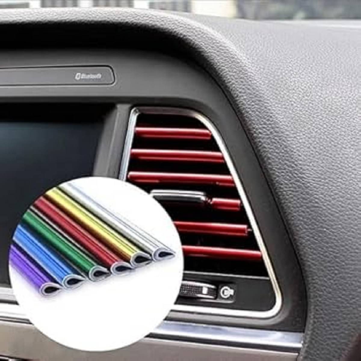     			10 Pack Car Auto Air Conditioner Vent Outlet Trim Strip