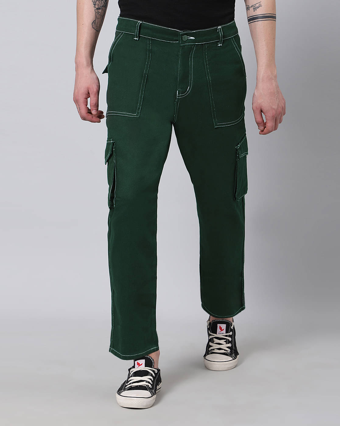     			ARBIA FUNKI Regular Fit Basic Men's Jeans - Green ( Pack of 1 )
