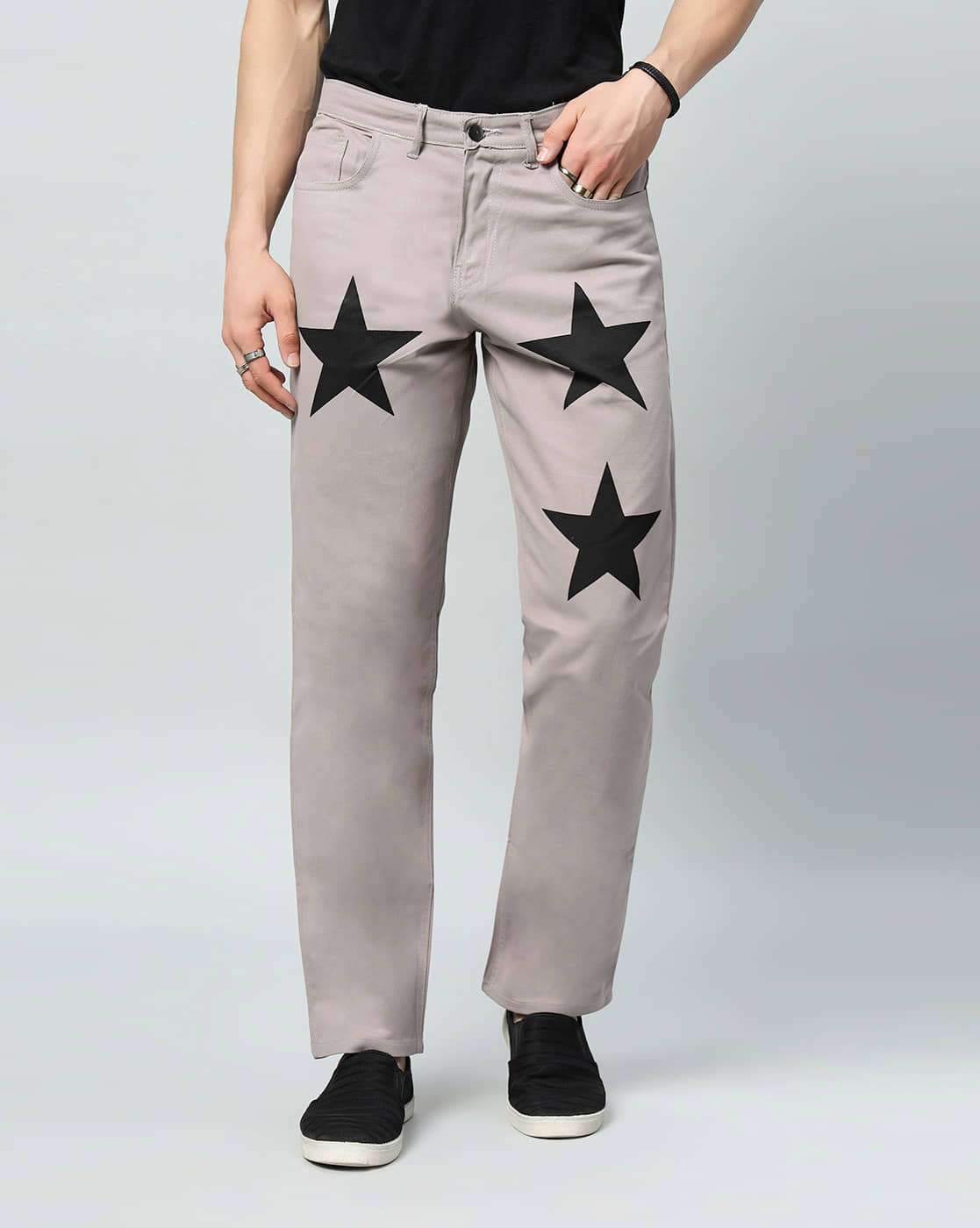 ARBIA FUNKI Regular Fit Basic Men's Jeans - Grey ( Pack of 1 ) - Jeans | Buy online on ZillyBuy
