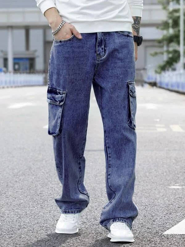 ARBIA FUNKI Relaxed Washed Men's Jeans - Dark Blue ( Pack of 1 ) - Jeans | Buy online on ZillyBuy