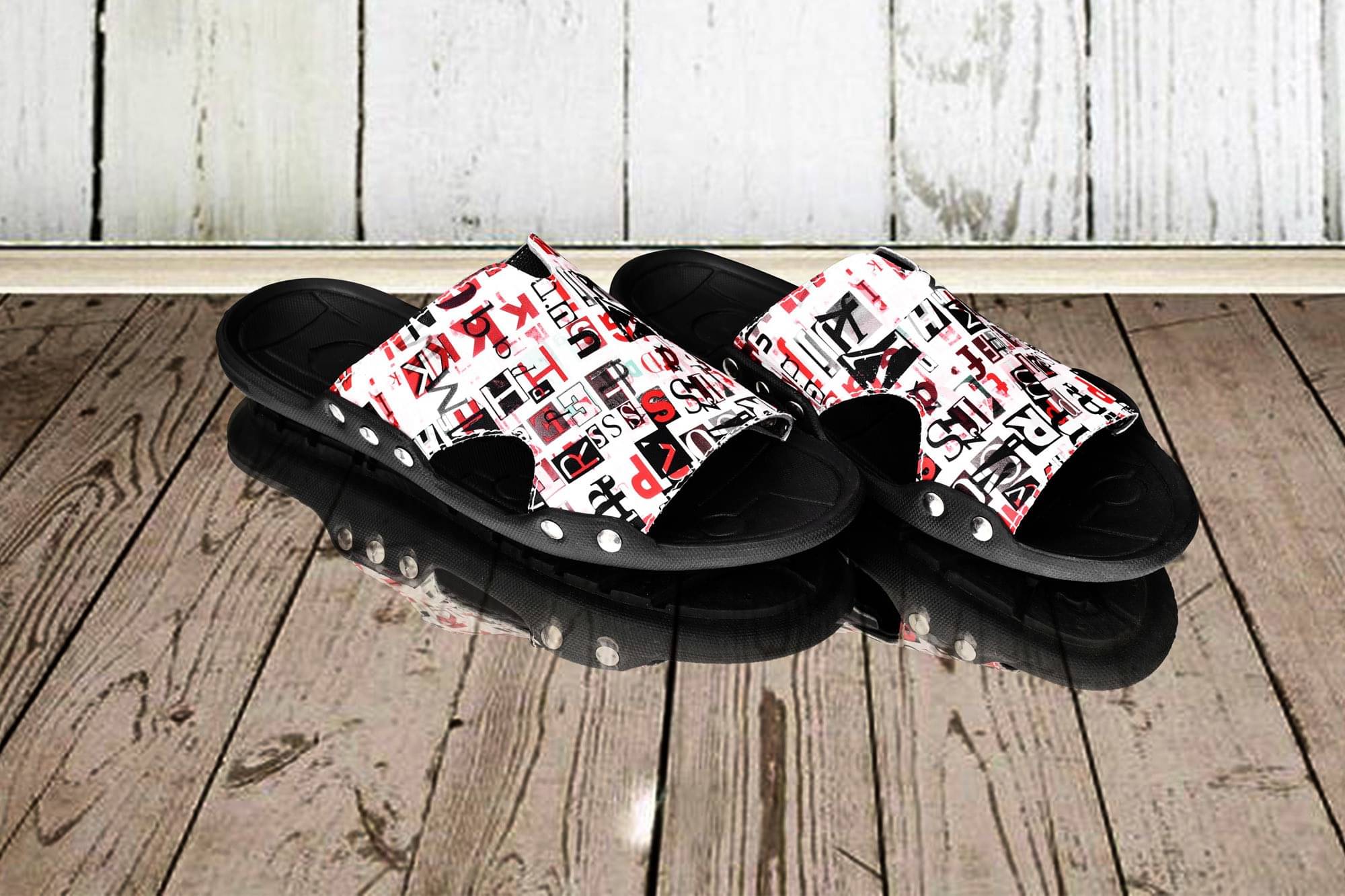    			BRAWO Casual Sandal for Men Red Men's Slip-on Shoes