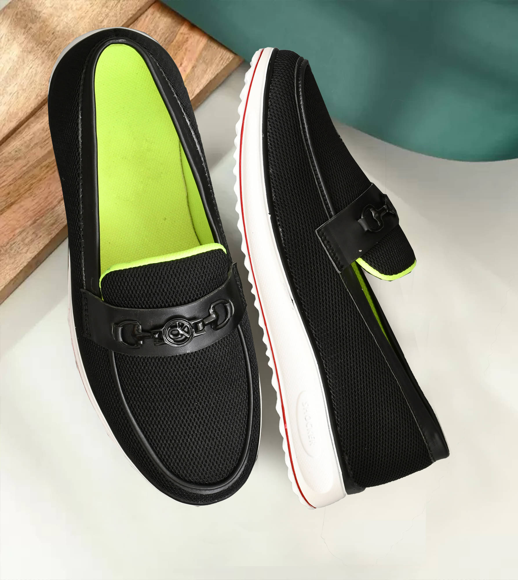    			BRAWO Casual Shoe for Men Black Men's Sneakers
