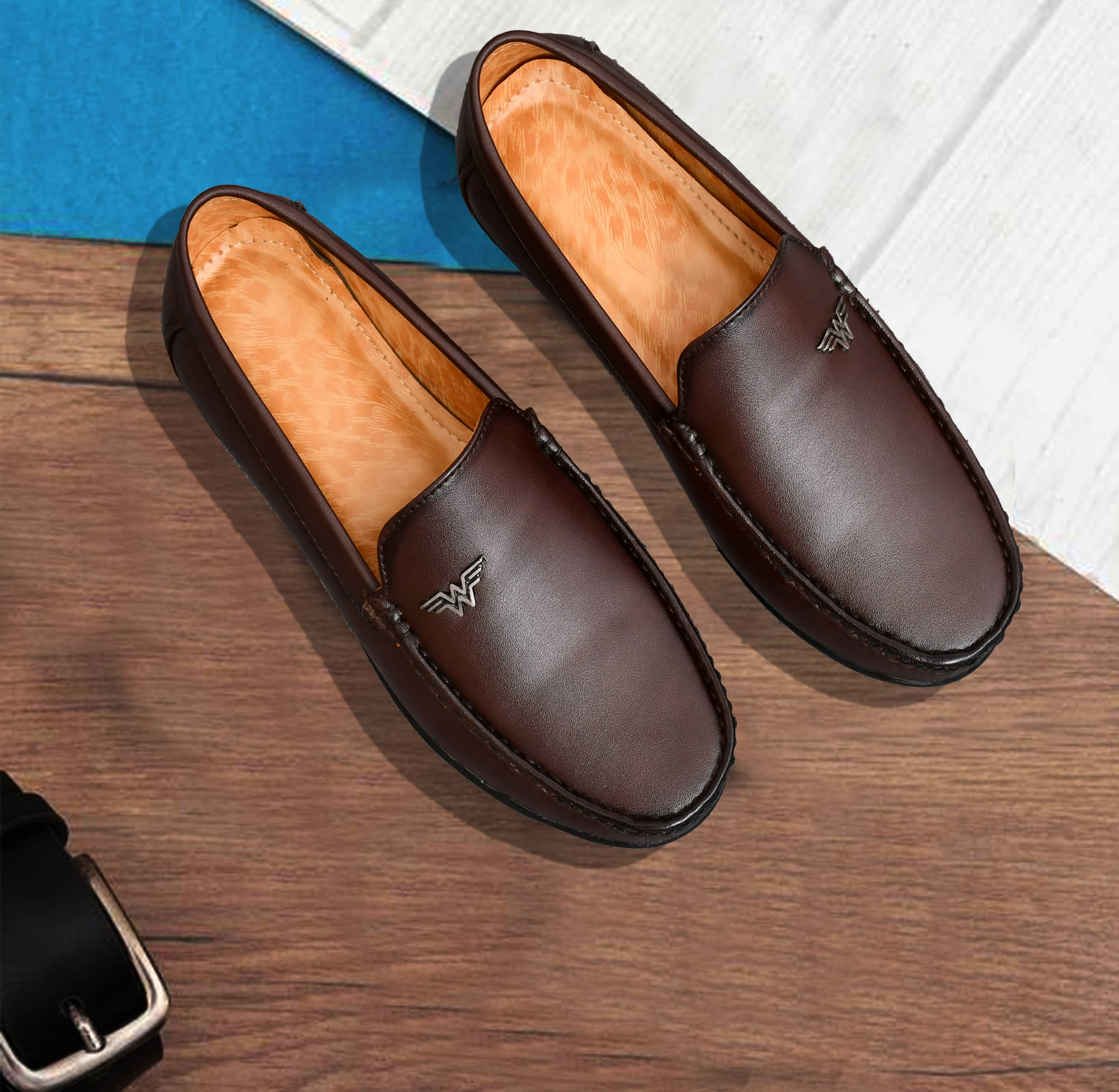     			BRAWO Shoe for Men Brown Men's Lifestyle Shoes