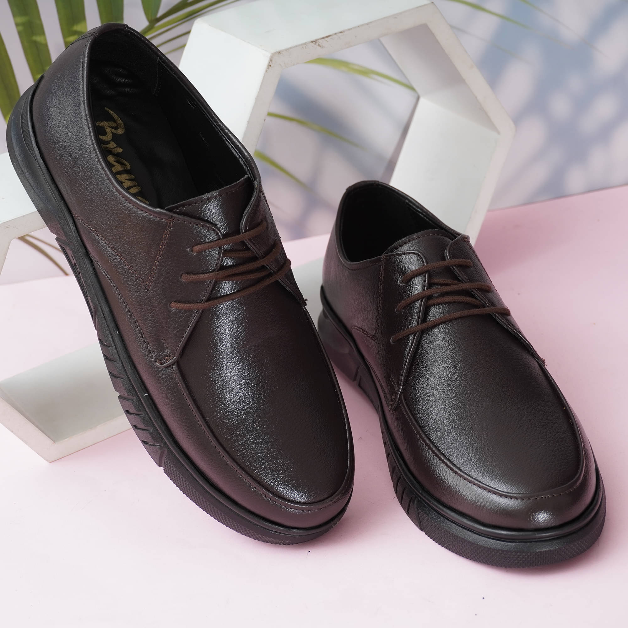 BRAWO Shoe for Men Brown Men's Lifestyle Shoes     			BRAWO Shoe for Men Brown Men's Lifestyle Shoes