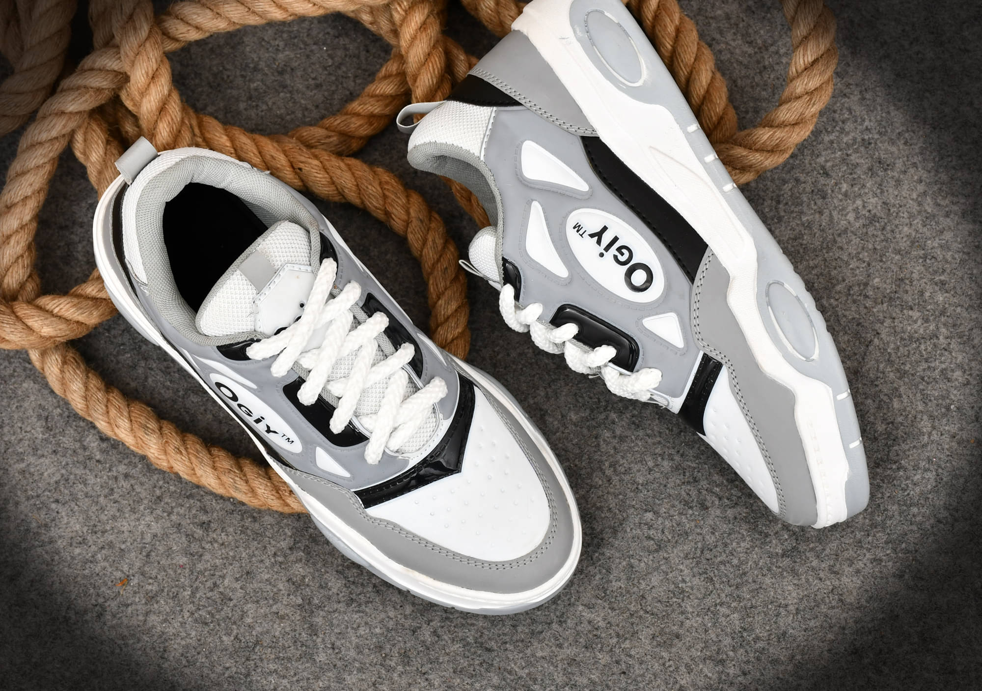 BRAWO Shoe for Men Grey Men's Lifestyle Shoes BRAWO Shoe for Men Grey Men's Lifestyle Shoes