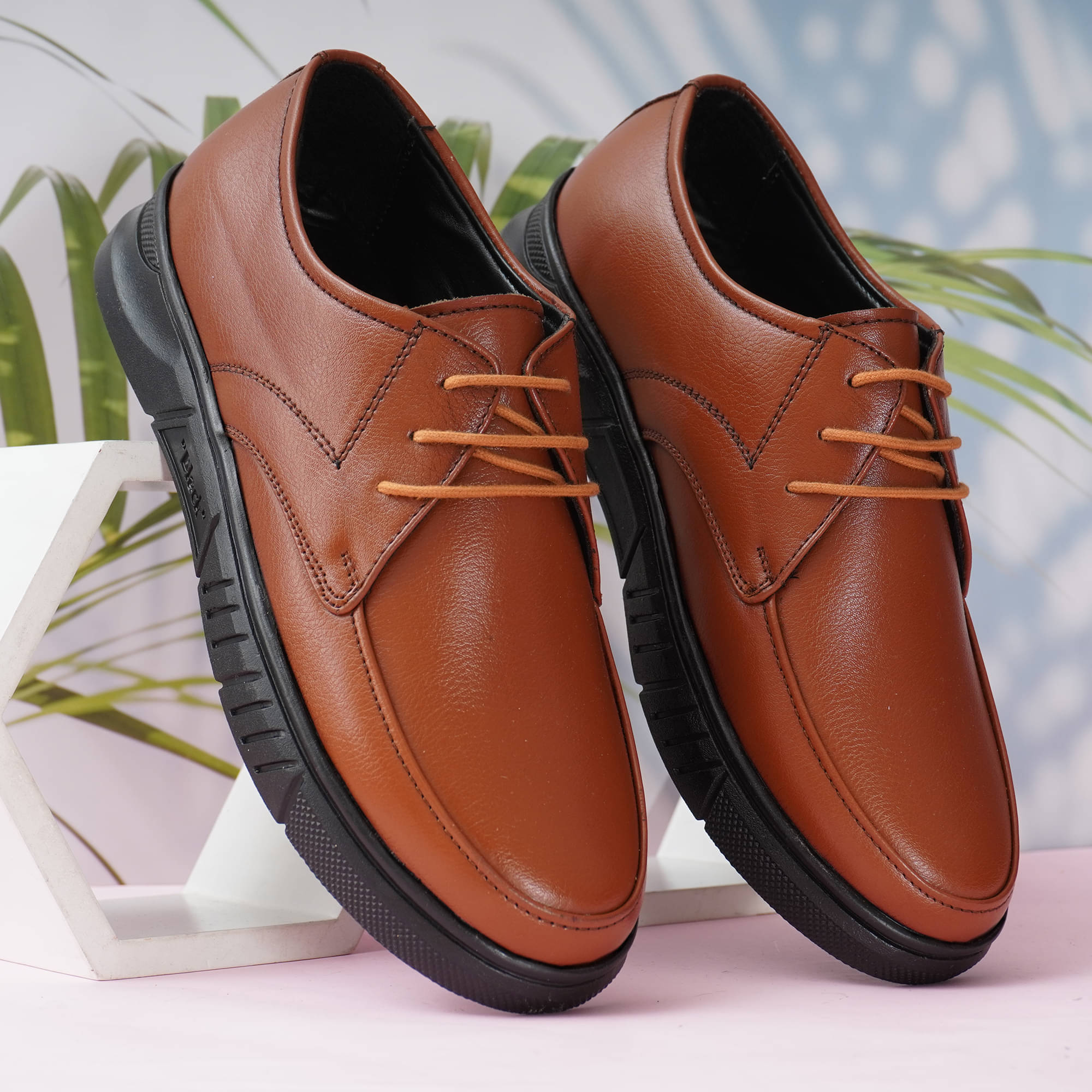     			BRAWO Shoe for Men Tan Men's Lifestyle Shoes