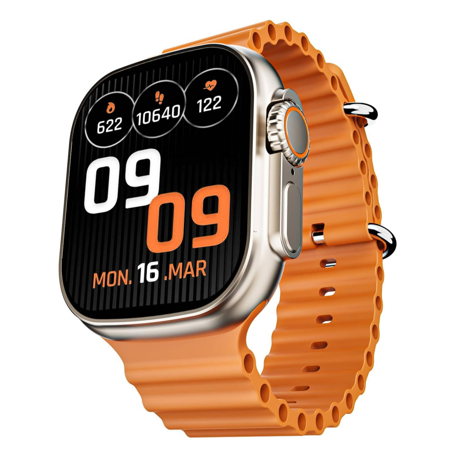     			COREGENIX ULTRA Orange Smartwatch With Calling Orange Smart Watch