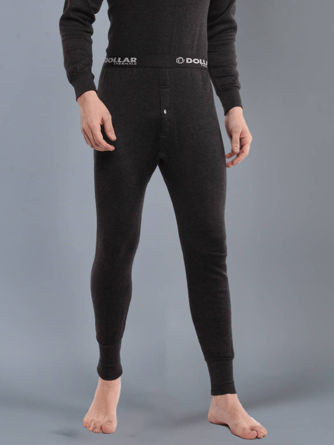 Wako Pack of Cotton Thermal Bottoms For Men's Silver