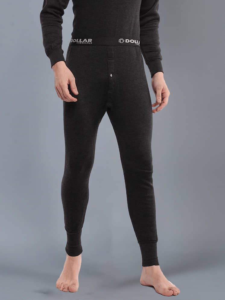 Wako Pack of Cotton Thermal Bottoms For Men's Silver