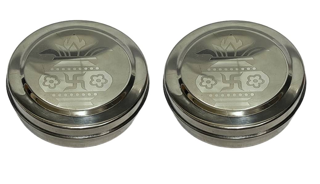     			Dynore Kumkum Box 2 Pooja Box ( Pack of 2 )