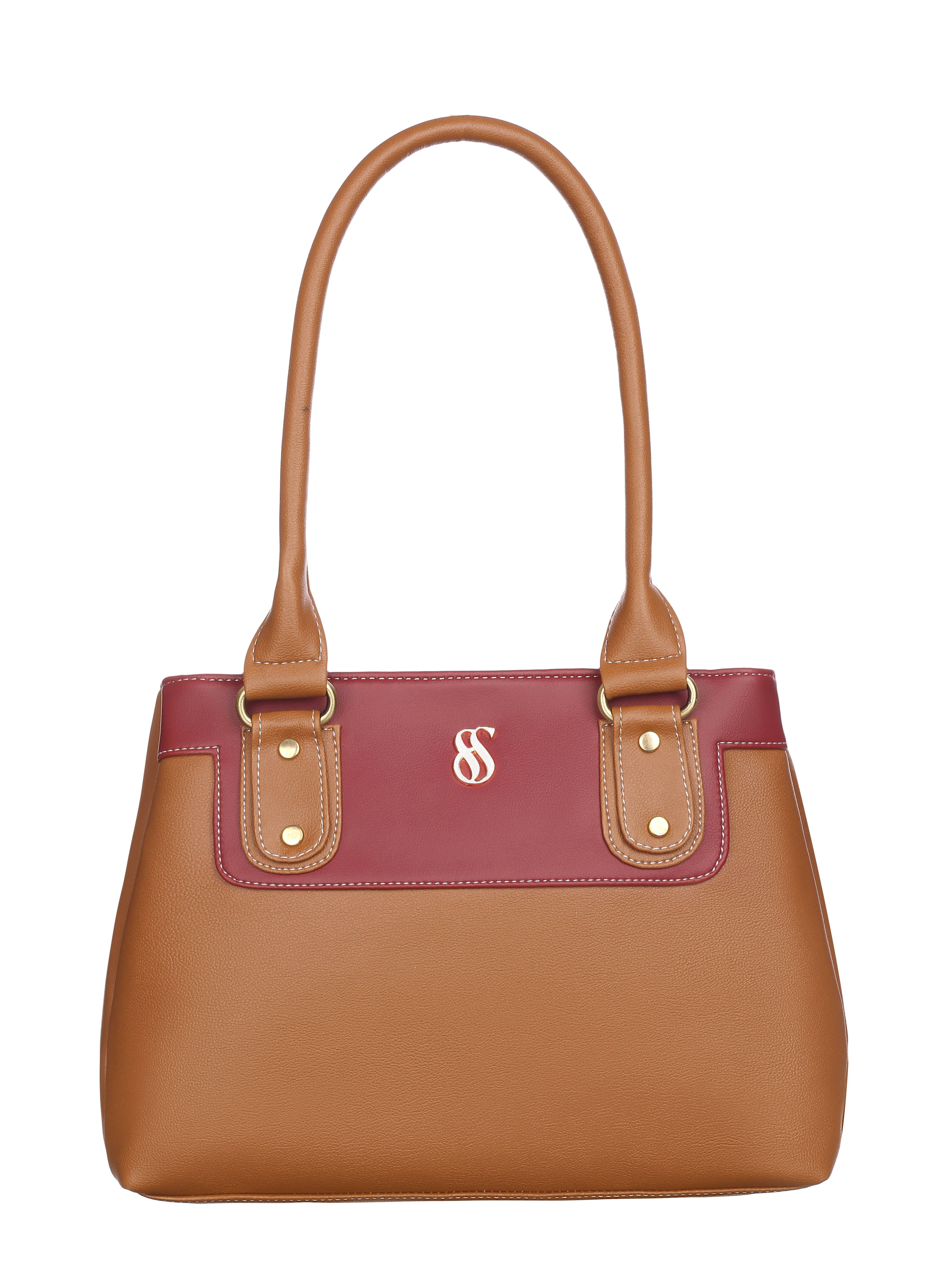     			Fostelo Orange Faux Leather Shoulder Bag
