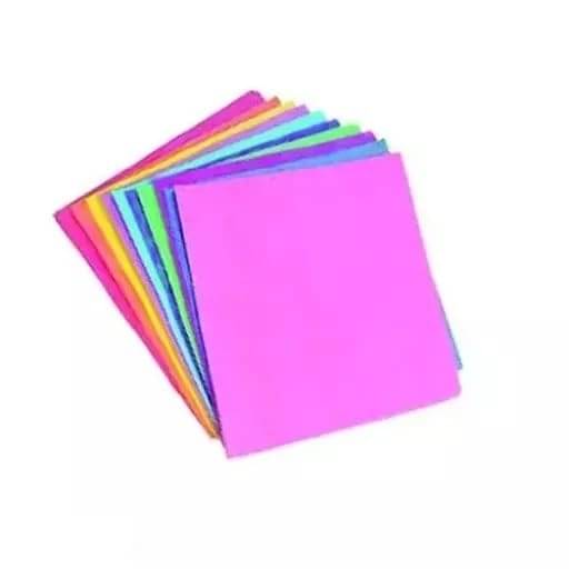     			Freedy Neon Origami Paper 15 cm X 15 cm Pack of 100 Sheets (10 sheet x 10 color) Fluorescent Color Both Side Coloured For Origami, Scrapbooking, Project Work