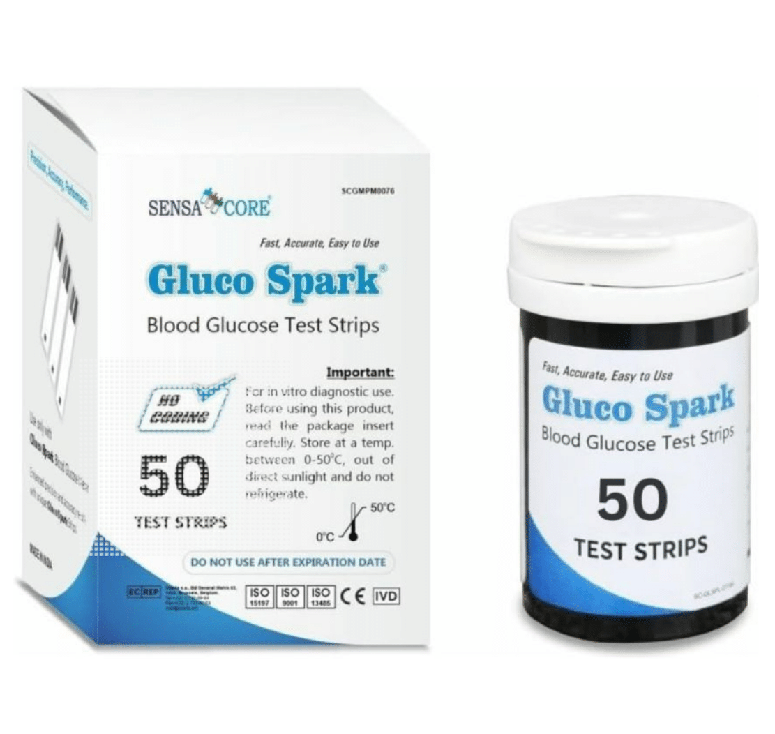     			GLUCO SPARK SPARK 50 Test Strips