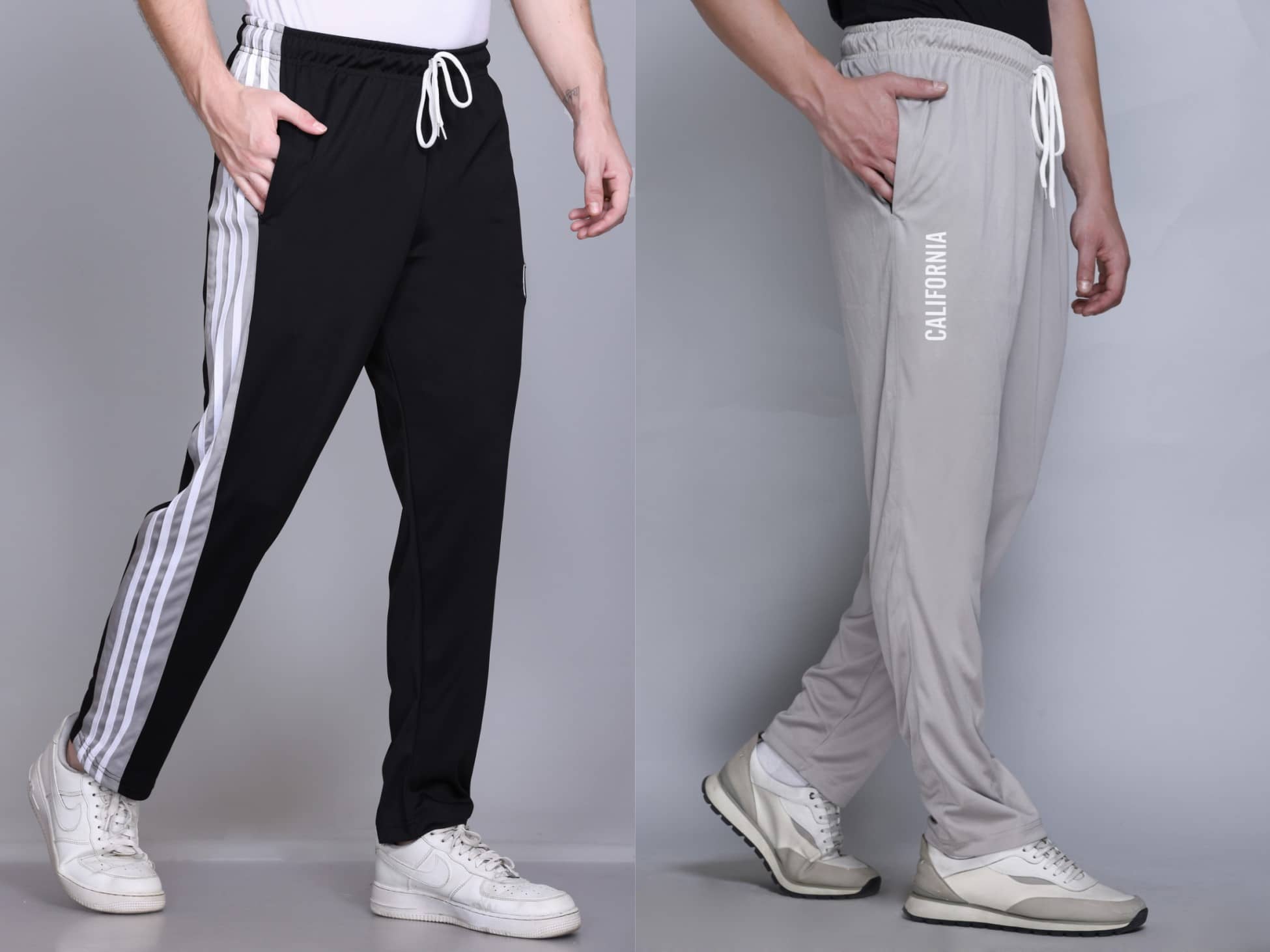 HVBK Multicolor Polyester Men's Trackpants ( Pack of 2 ) - Track Pants | Buy online on ZillyBuy