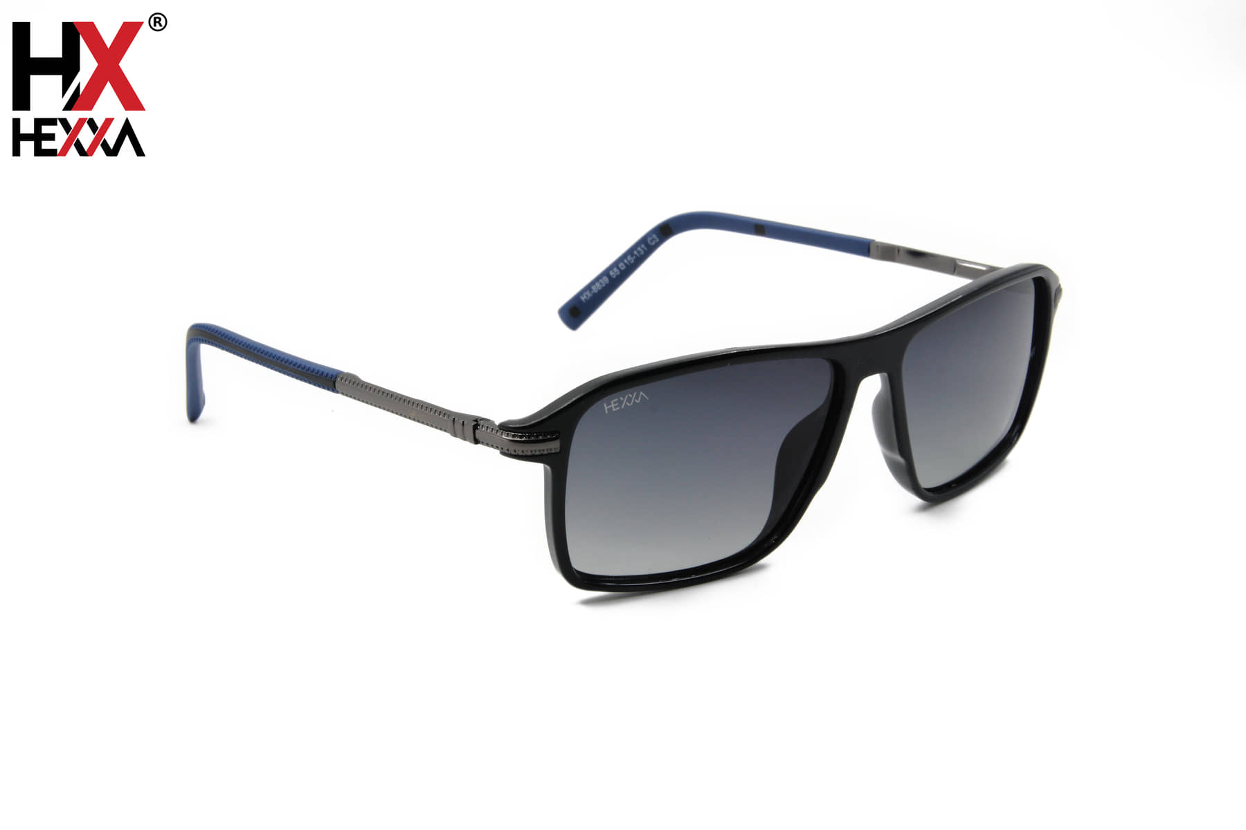 Hexxa Black Rectangular Sunglasses ( Pack of 1 ) - Sunglasses | Buy online on ZillyBuy