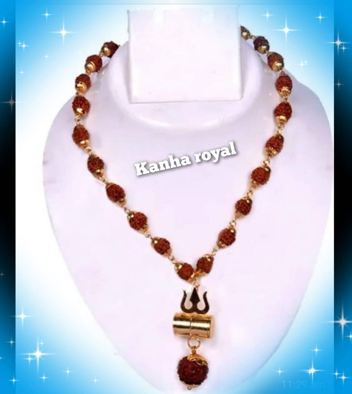     			KANHA ROYAL Gold Plated Brass Chain with Pendant ( Pack of 1 )